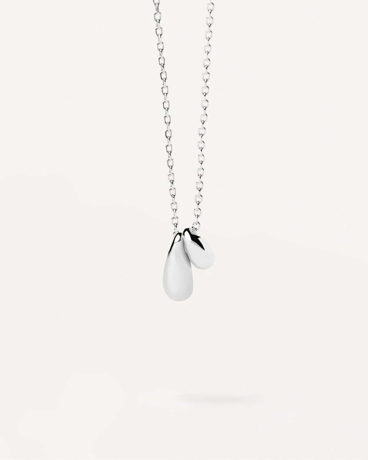 PDPAOLA Sugar Silver Necklace