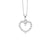 Ellani Open Heart Pendant with Cubic Zirconia