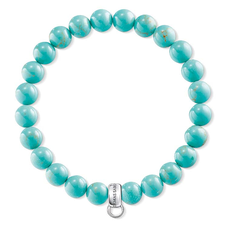 Thomas Sabo Turquoise Charm Bracelet 16.5cm