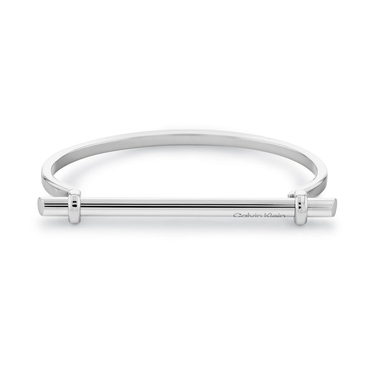 Calvin Klein Jewellery Stainless Steel Women&#39;s Hinge Bangle