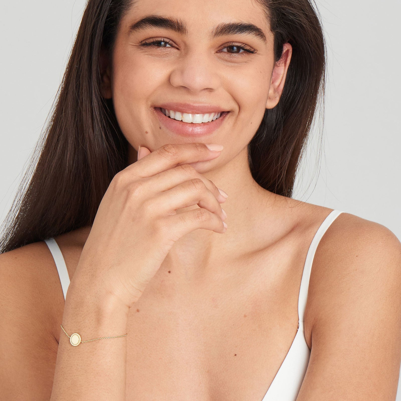 Ania Haie Ropes and Dreams Silver Disc Bracelet