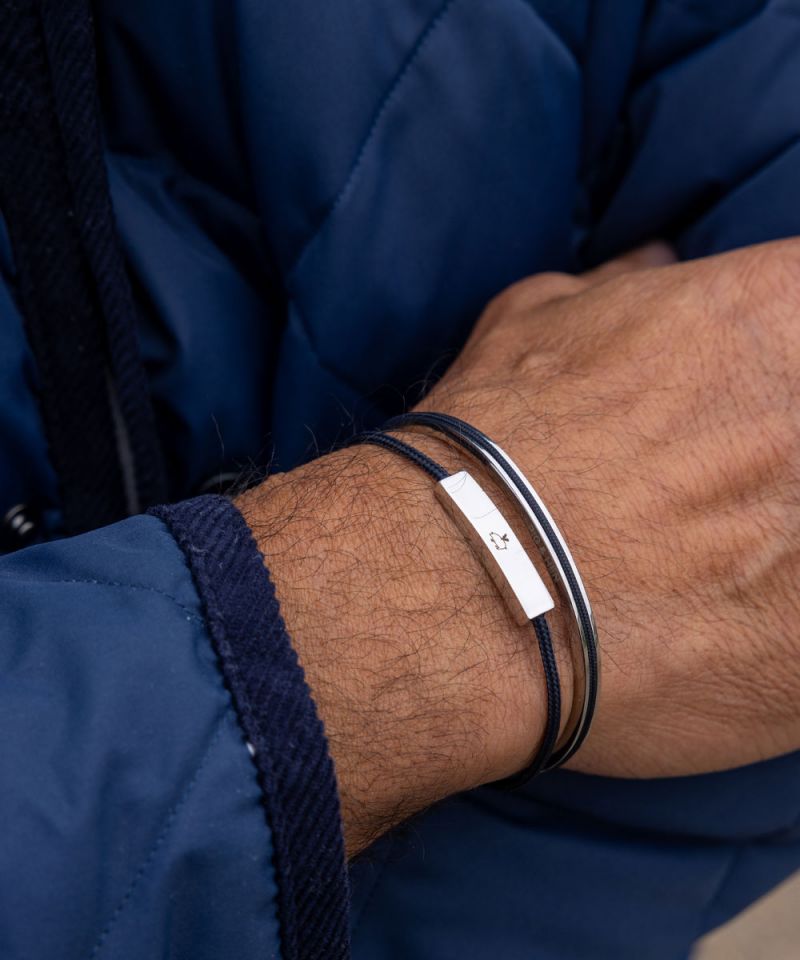 Pig & Hen Mad Matt Navy | Silver Large - 20-21cm