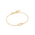 Ania Haie Gold Glam Interlock Bracelet