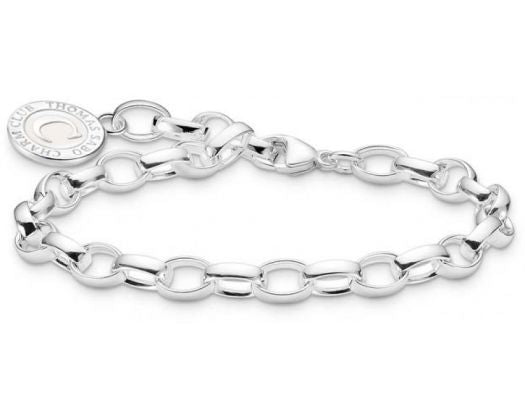 Thomas Sabo Charmista Bracelet With Cold Enamel Silver 15cm