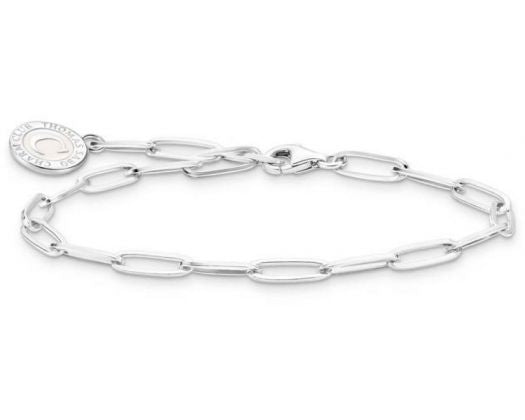 Thomas Sabo Charmista Bracelet With Cold Enamel Silver 15cm