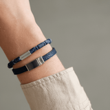 Colourful Cal - Matte Sodalite -Stone Stretch Bead Bracelet