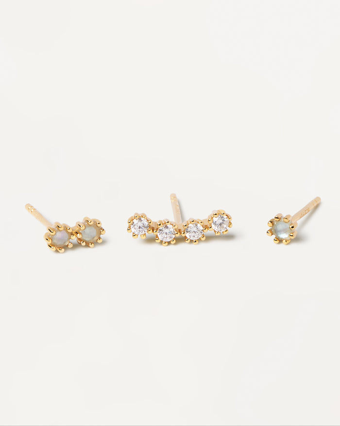 PDPaola Ocean Gold Earrings Set