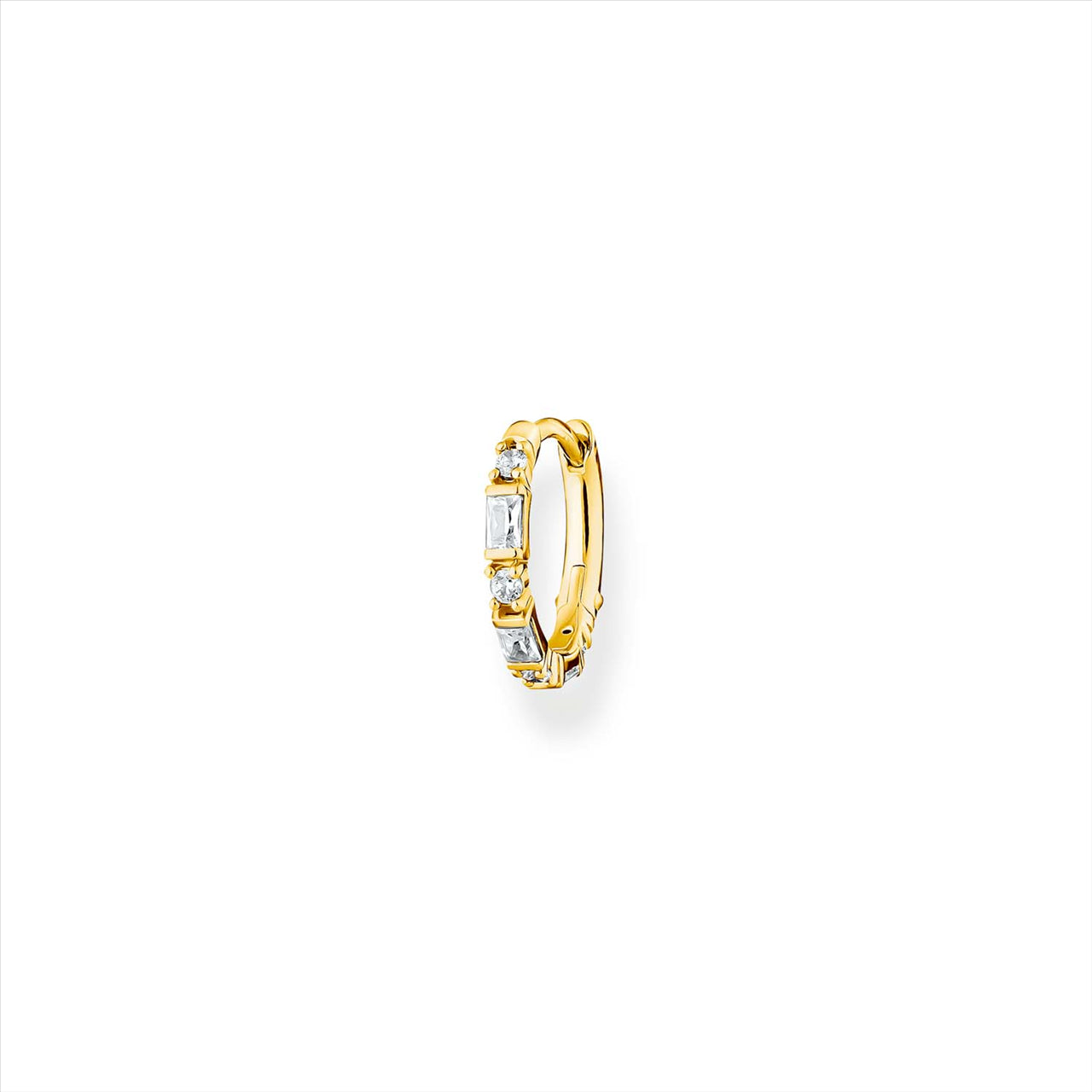 Thomas Sabo Gold Cubic Zirconia Single Huggie