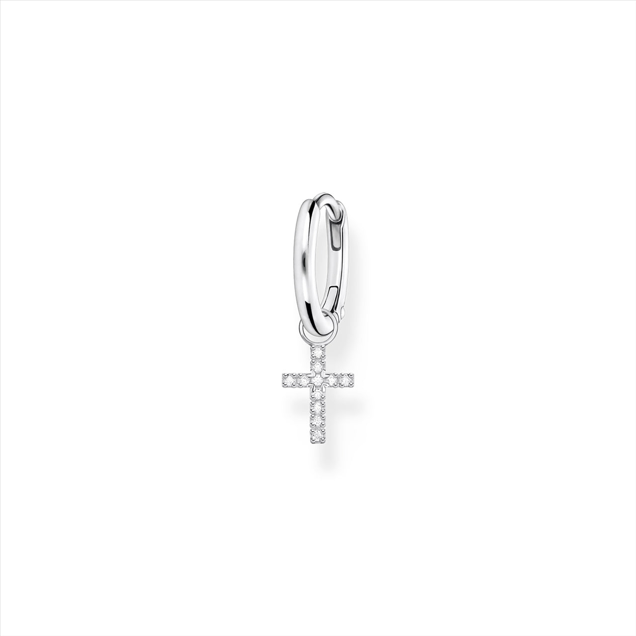 Thomas Sabo Single Hoop Cross Earring