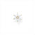 Thomas Sabo Single Ear Stud Flower Gold