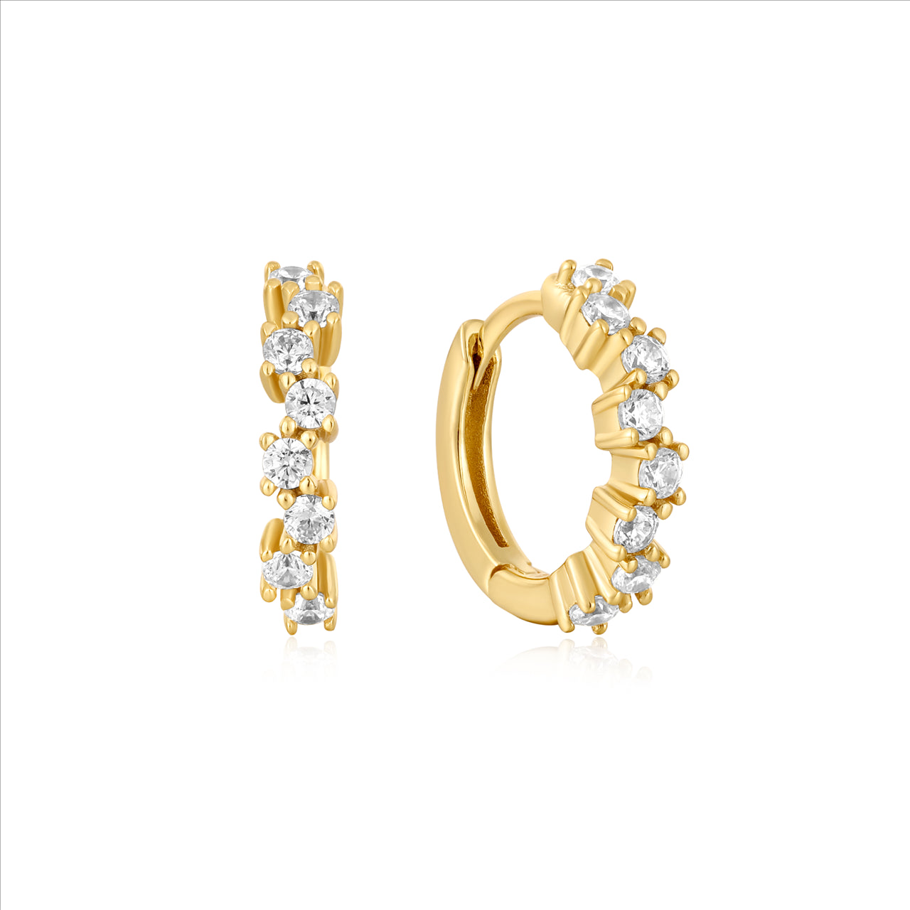 Ania Haie Sparkle Cluster Huggie Hoop Earrings