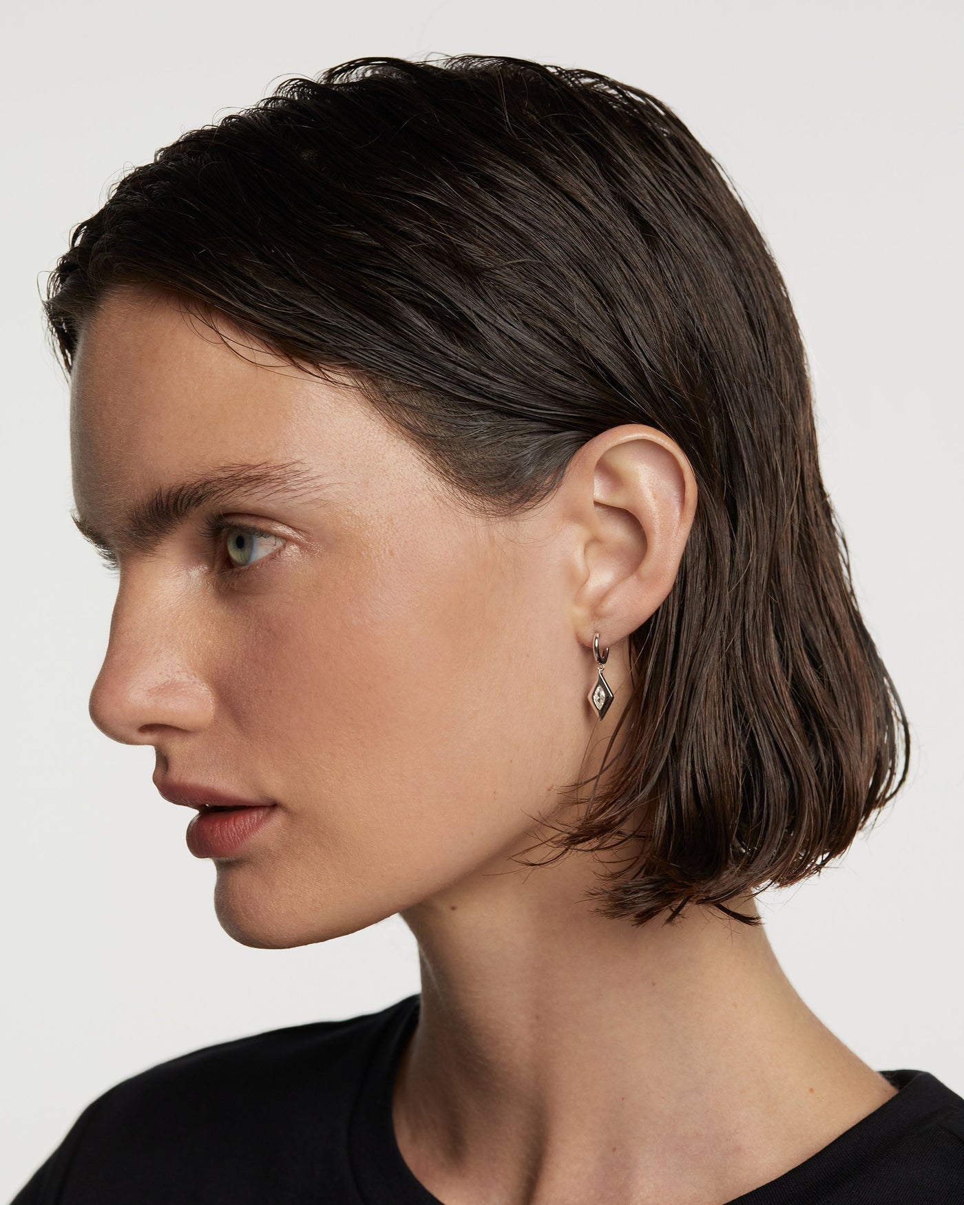PDPAOLA Kate Silver Hoop Earrings