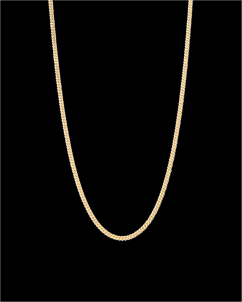 Kirstin Ash 18ct Gold Vermeil Bespoke Curb Chain 18-20