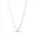 Ania Haie T-Bar Paperclip Link Necklace in Sterling Silver