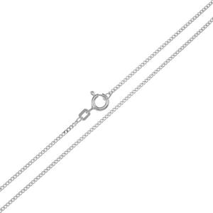 1mm Curb Chain in Sterling Silver
