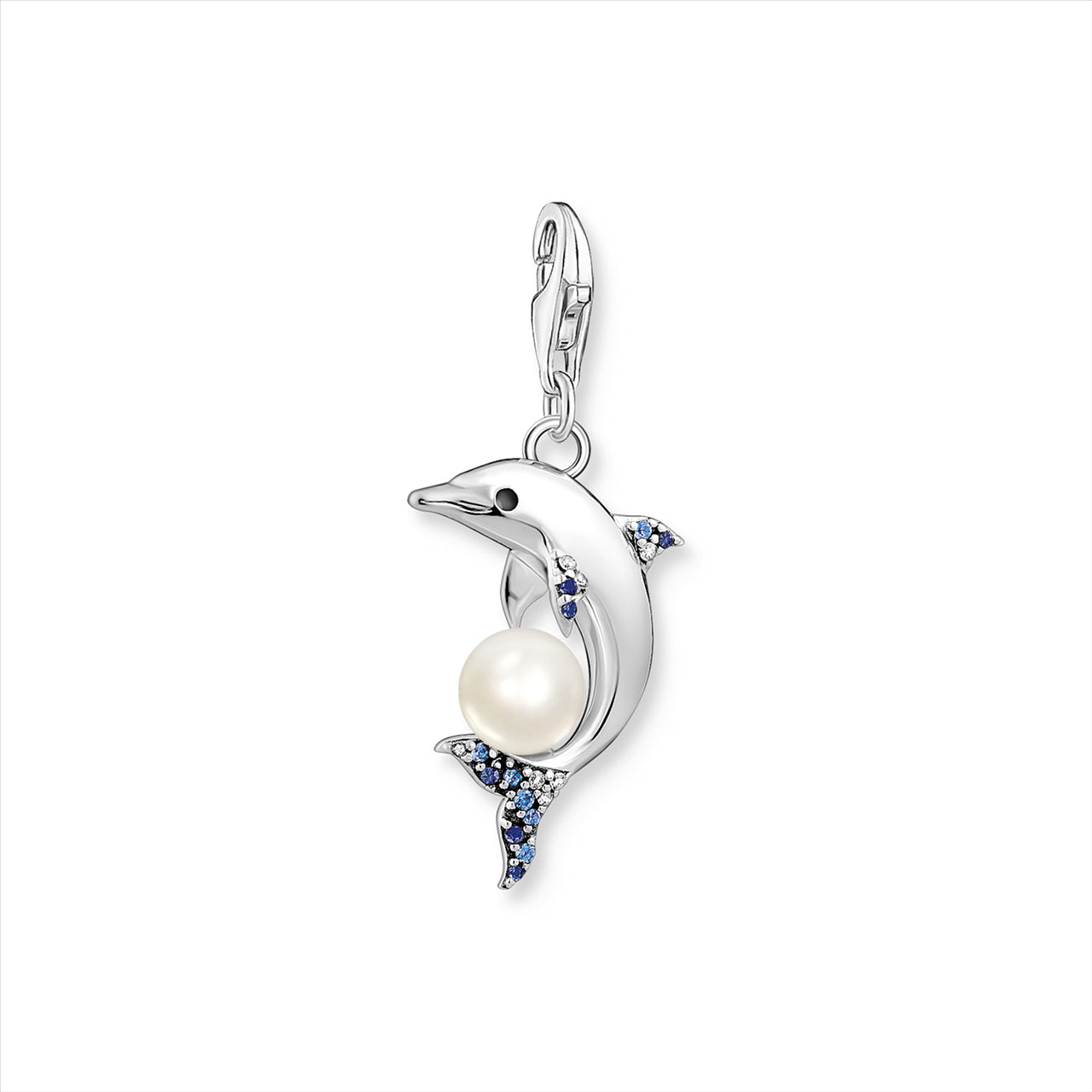 Thomas Sabo Silver Dolphin With Pearl Charm
