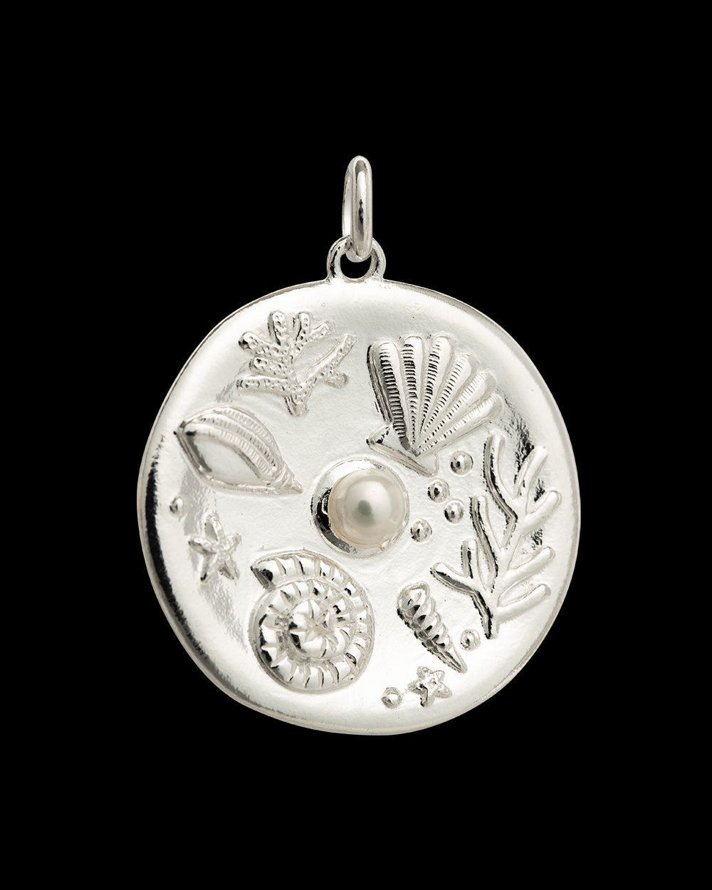 Kirstin Ash By The Sea Coin in Sterling Silver