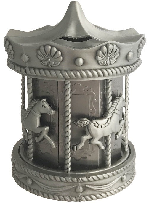 Bank Carousel Pewter Finish