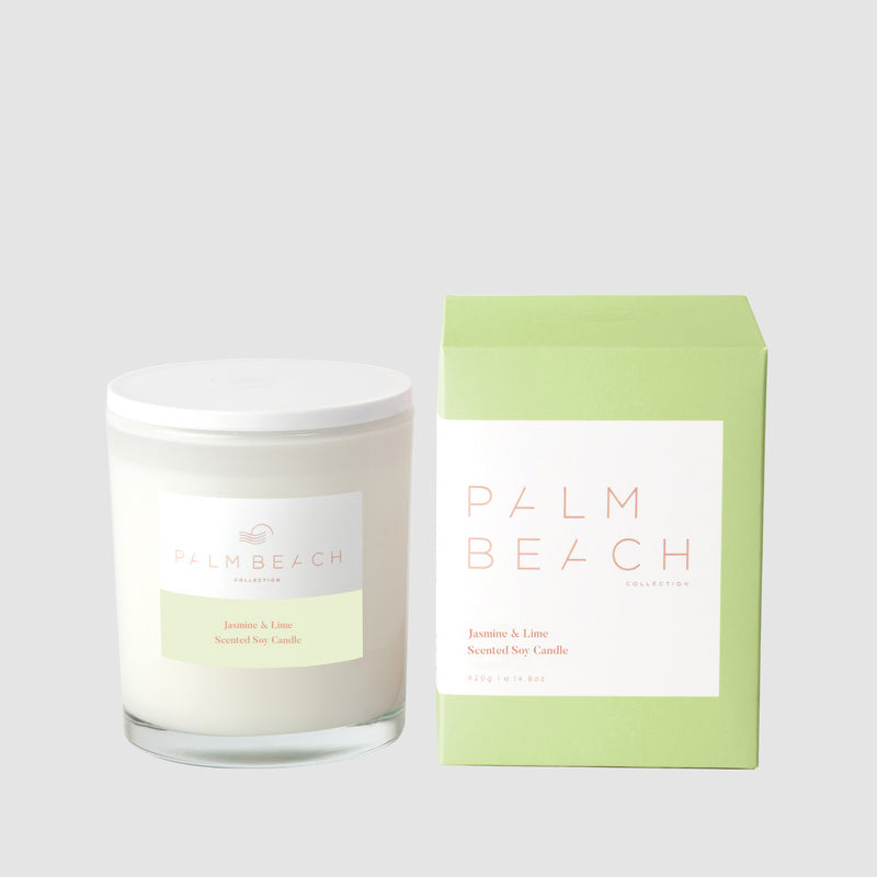 Palm Beach Collection Standard Candle Jasmine & Lime 420g