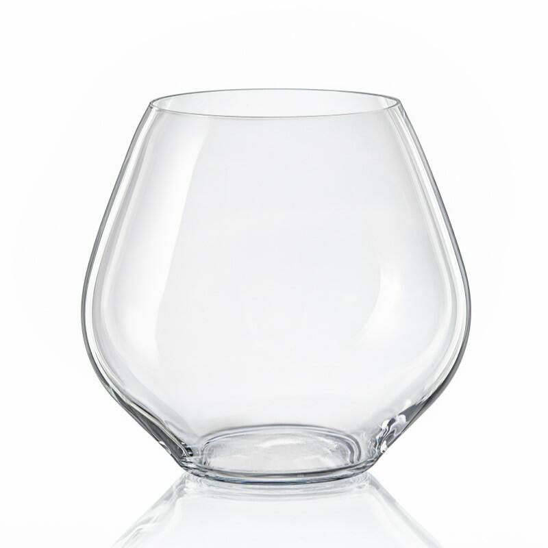 Amoroso Stemless Red Wine Glasses.