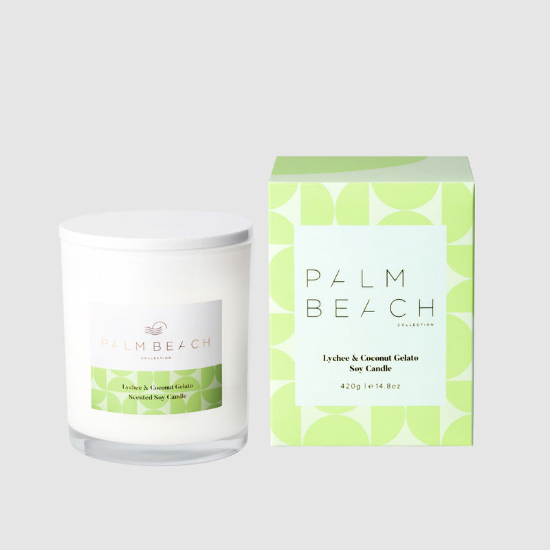 Lychee & Coconut Gelato 420G Limited Edition Standard Candle