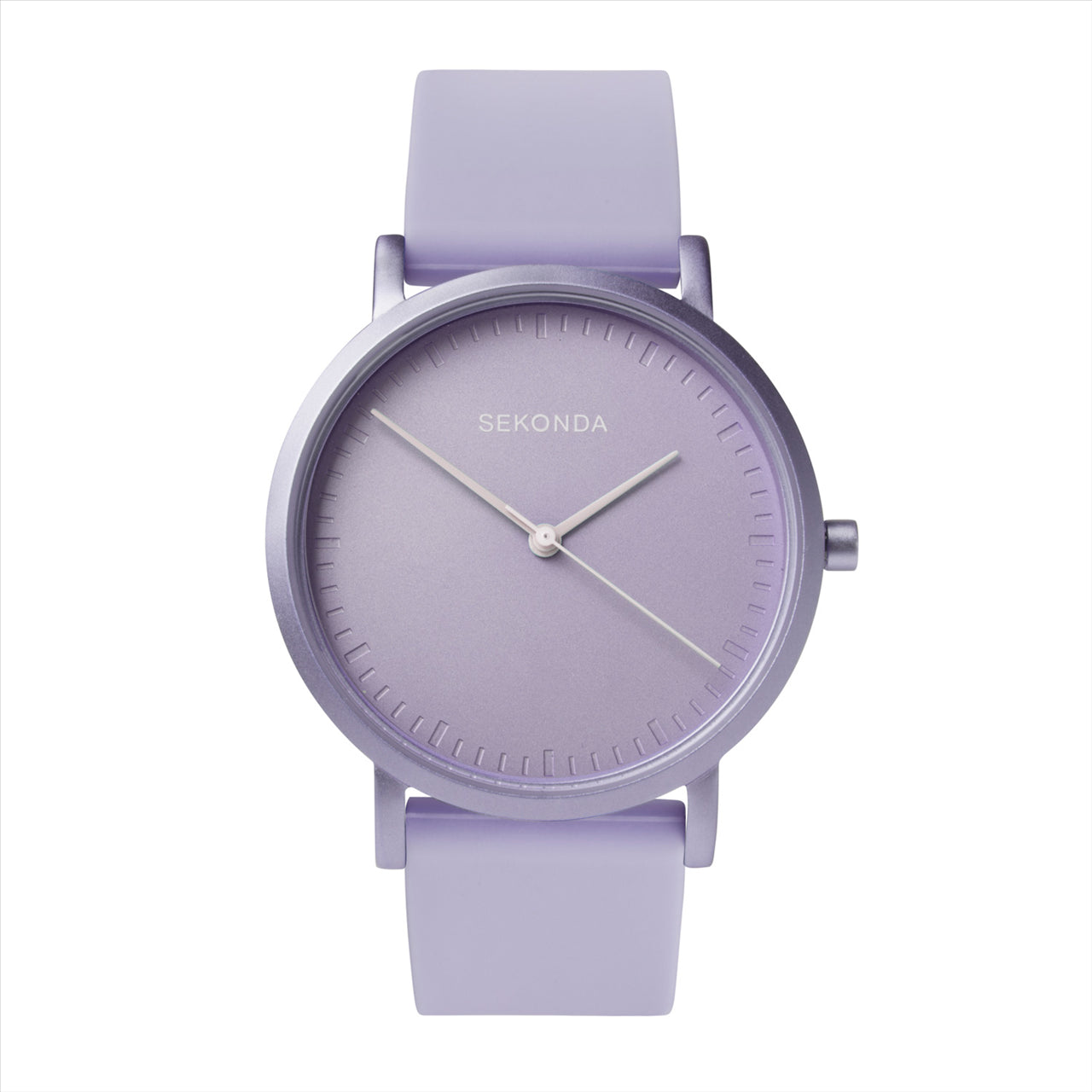 Sekonda Palette Ladies Watch | Light Violet Case & Silicone Strap with Light Violet Dial