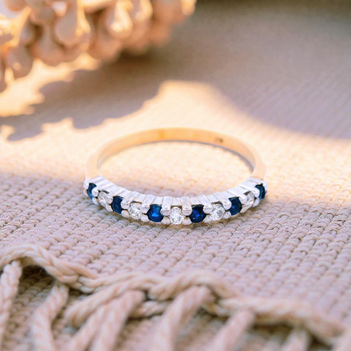 Sapphire & Diamond Dress Ring