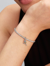 Pandora Disney Belle Enchanted Rose Lab-grown Diamond Dangle Charm
