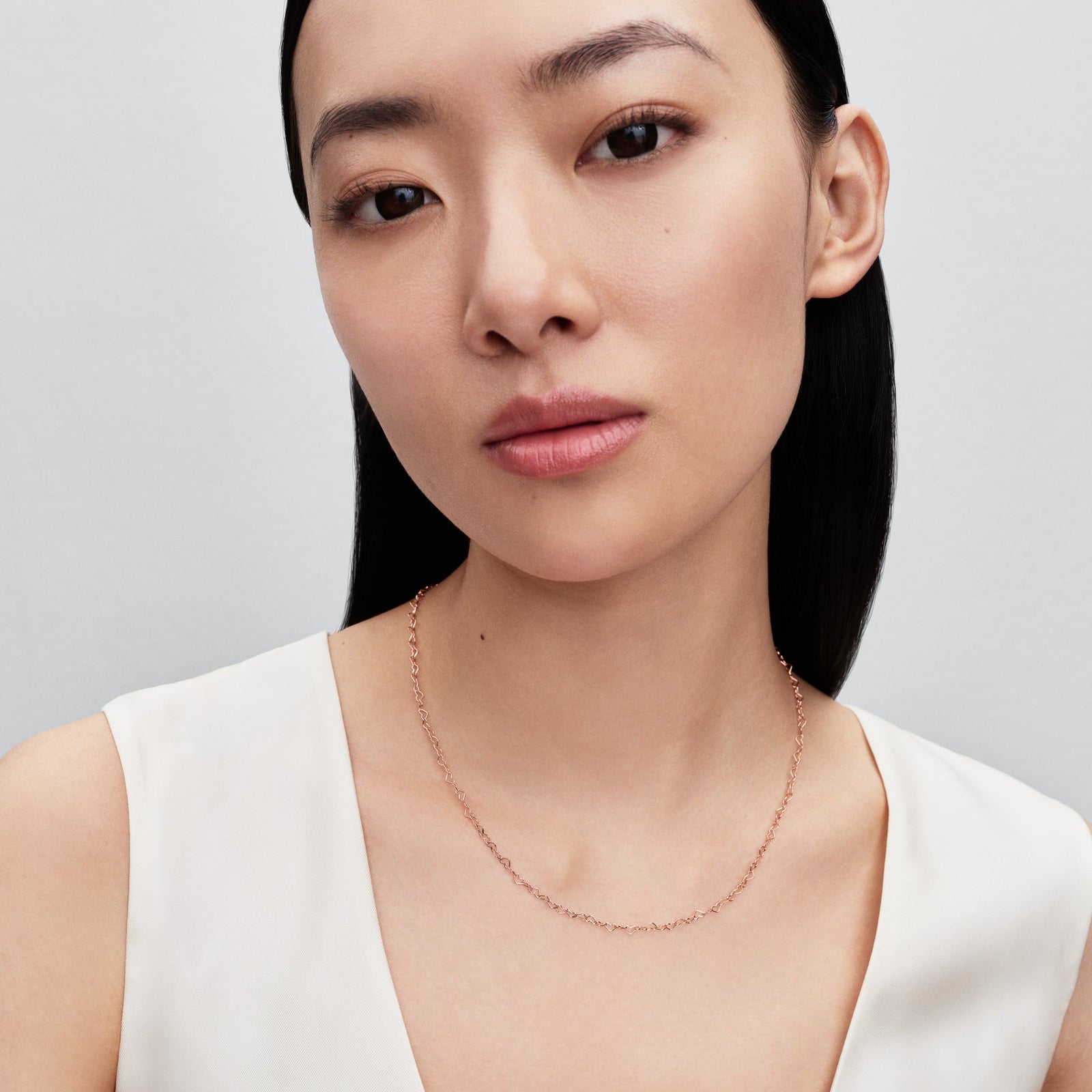 Pandora Linked Hearts Collier Necklace