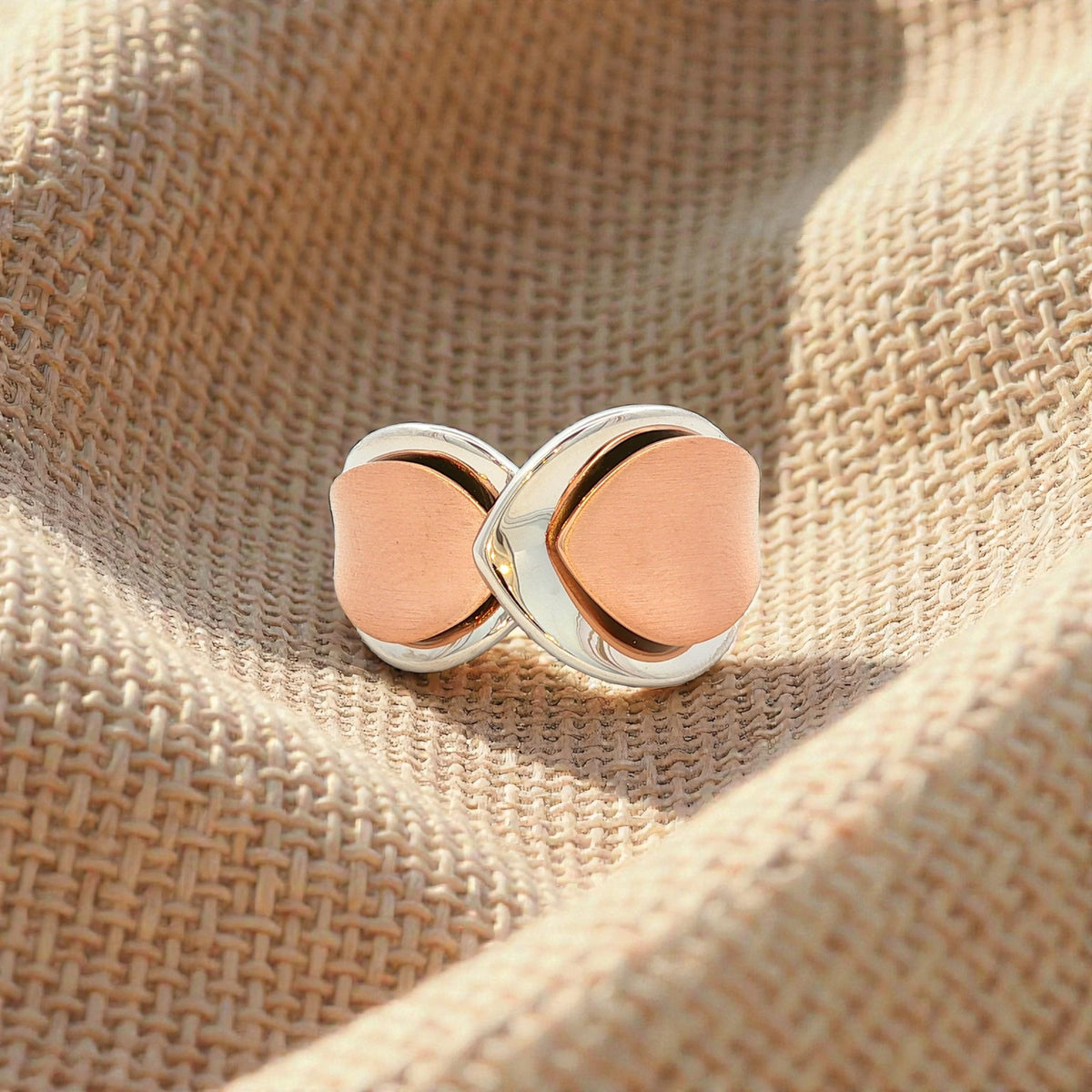 Rose Gold Plated Sterling Silver Ring