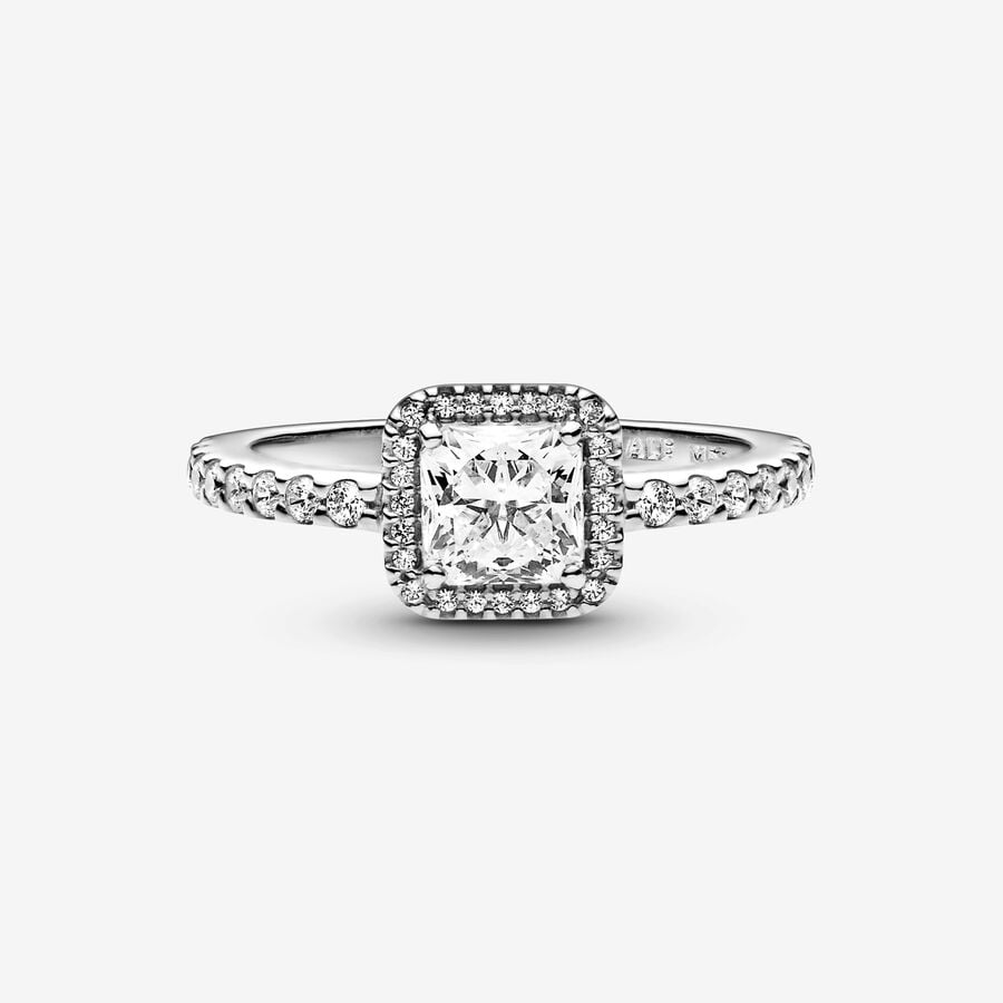 Pandora Sparkling Halo Ring