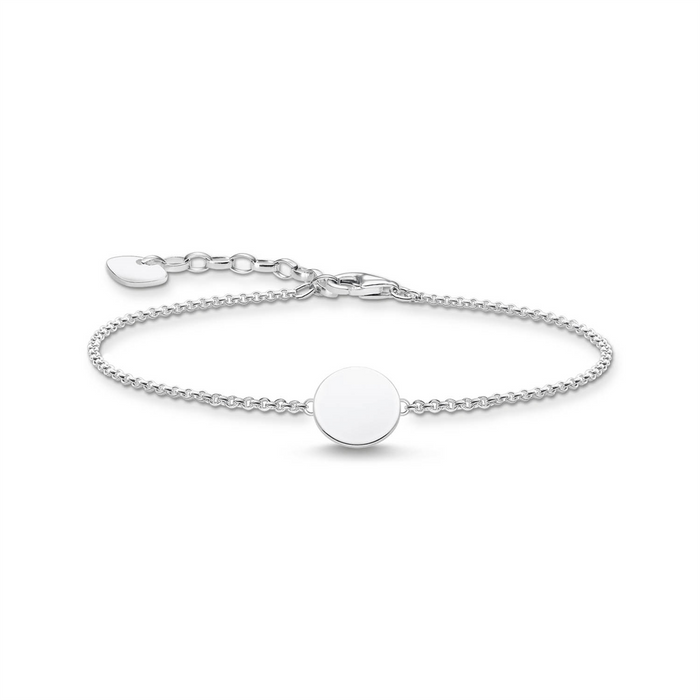 Thomas Sabo Engravable Silver Disc Bracelet