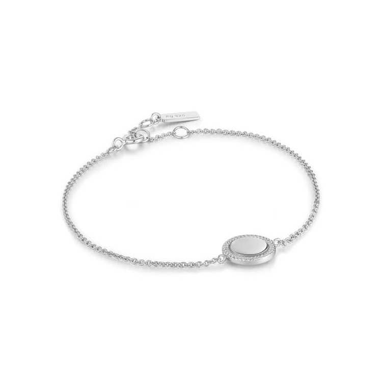 Ania Haie Ropes and Dreams Silver Disc Bracelet