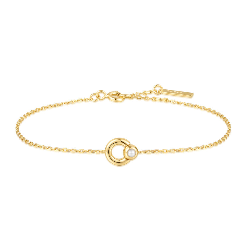 Ania Haie Hoop Freshwater Pearl Bracelet