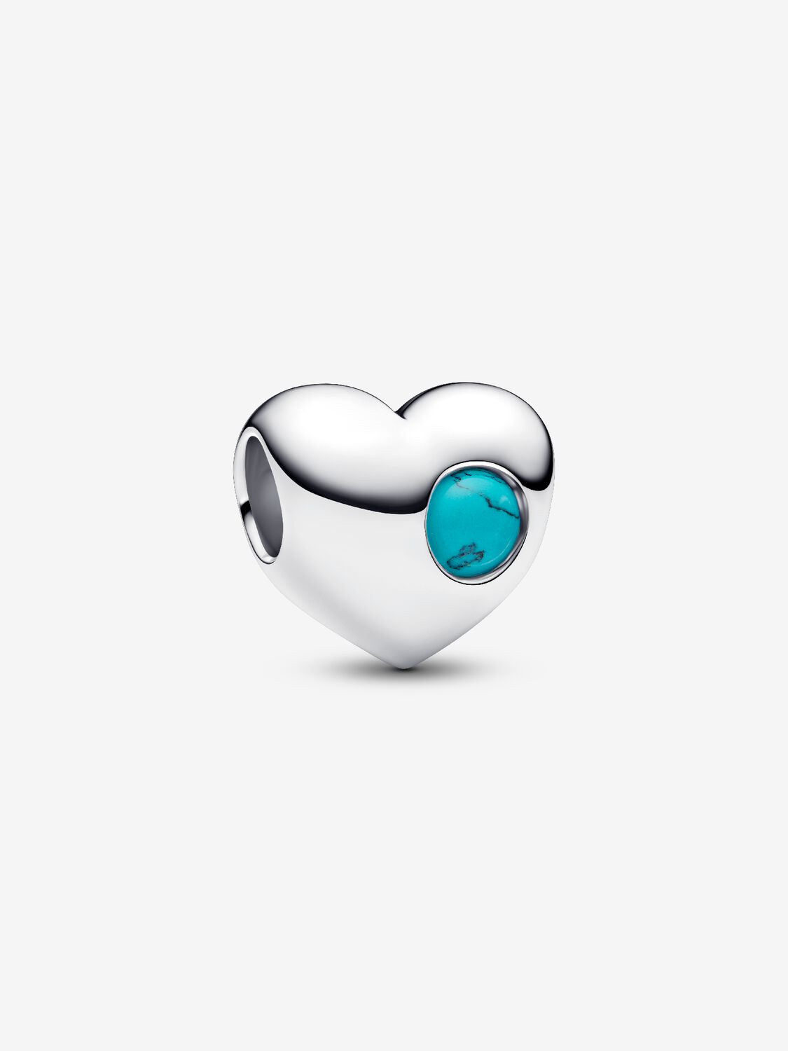 Pandora Engravable December Birthstone Heart Charm