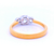 Trilogy Diamond Ring in Yellow Gold TDW 0.83 Carat