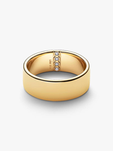 Pandora Engravable Wide Band Ring