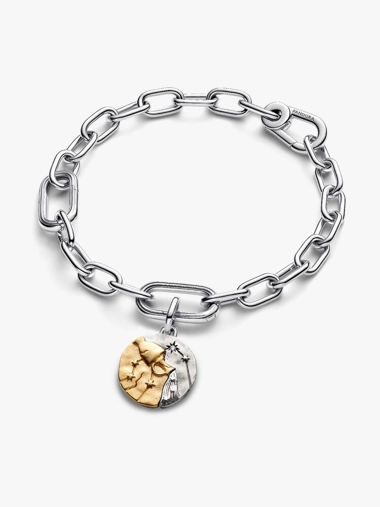 Pandora Aquarius Zodiac Medallion Charm