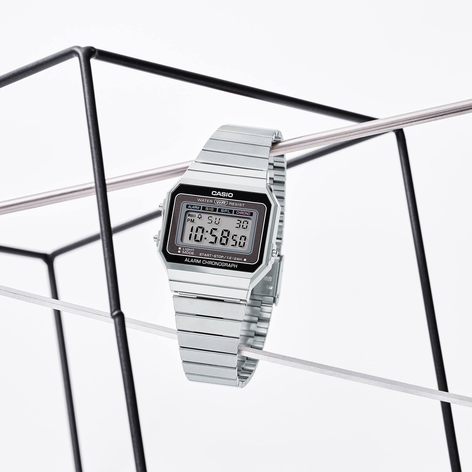 Casio A700W-1A Silver Stainless Watch