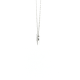0.09ct Lab Grown Diamond Necklace in 9K White Gold