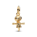 Pandora Pumpkin Scarecrow Dangle Charm