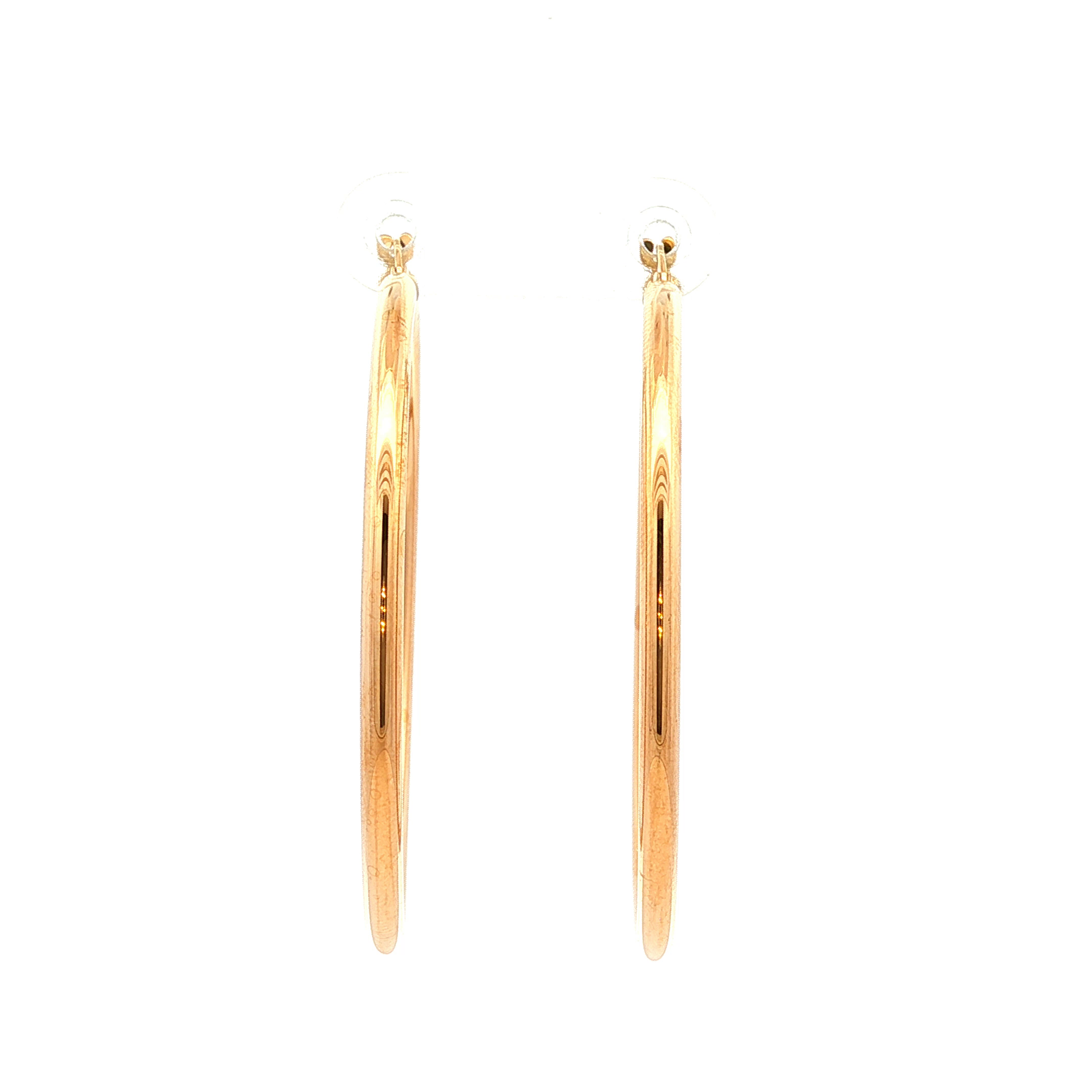 Classic Yellow Gold Hoop Earrings