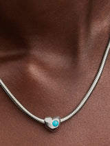 Pandora Engravable December Birthstone Heart Charm