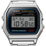 Casio Vintage A158WA-1D Silver Stainless Steel Watch Unisex