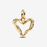 Wire Heart Dangle Charm