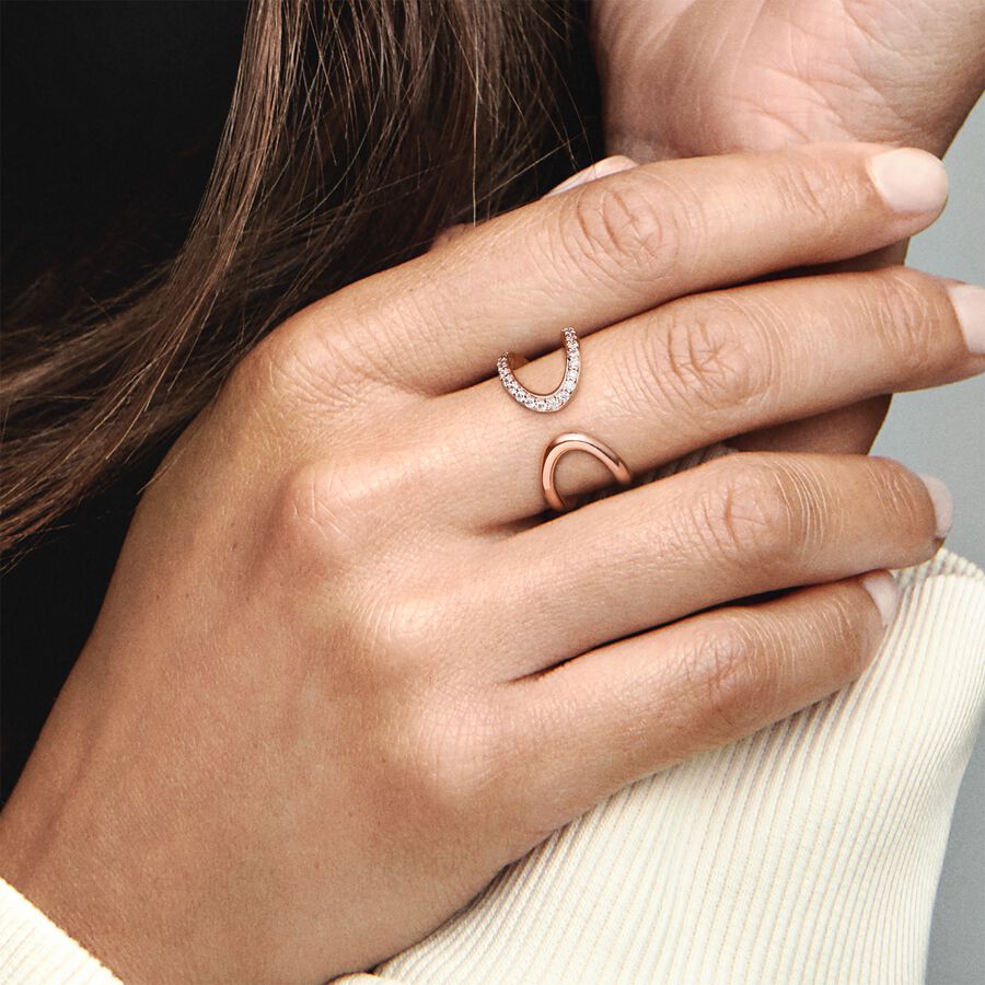 Pandora Wrapped Open Infinity Ring