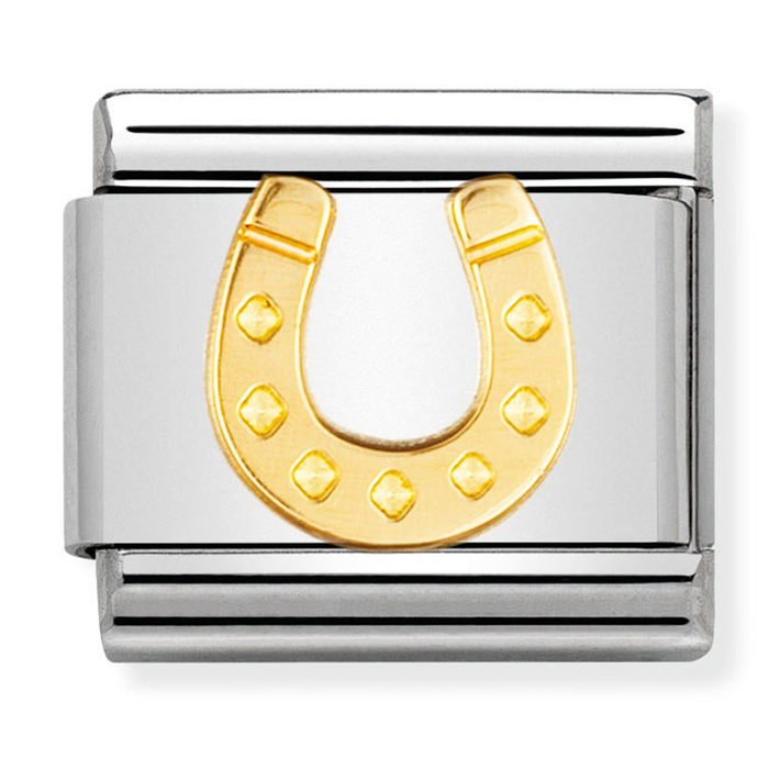 Classic Gold Good Luck Horseshoe Charm