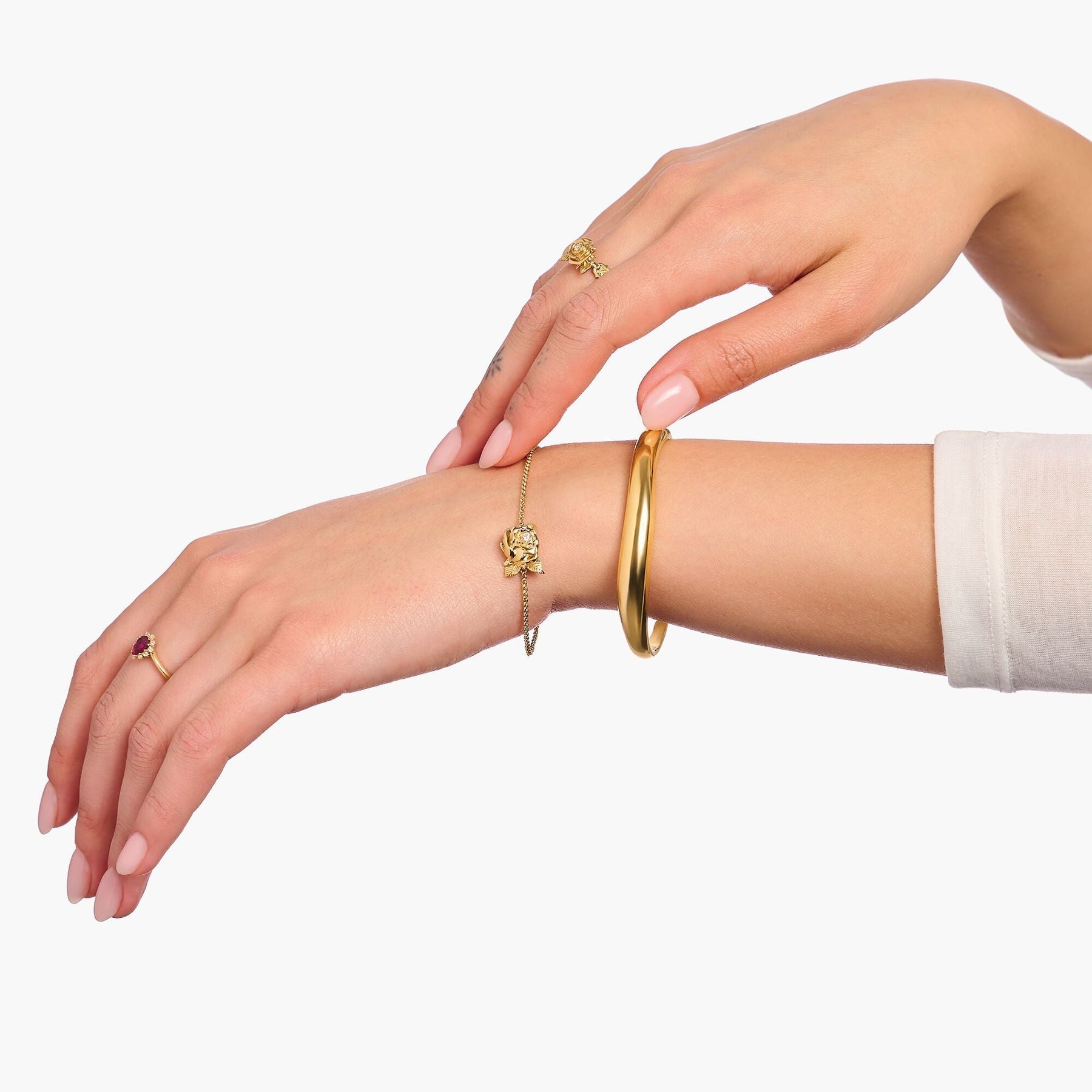 Thomas Sabo Romance Bracelet Rose in Gold