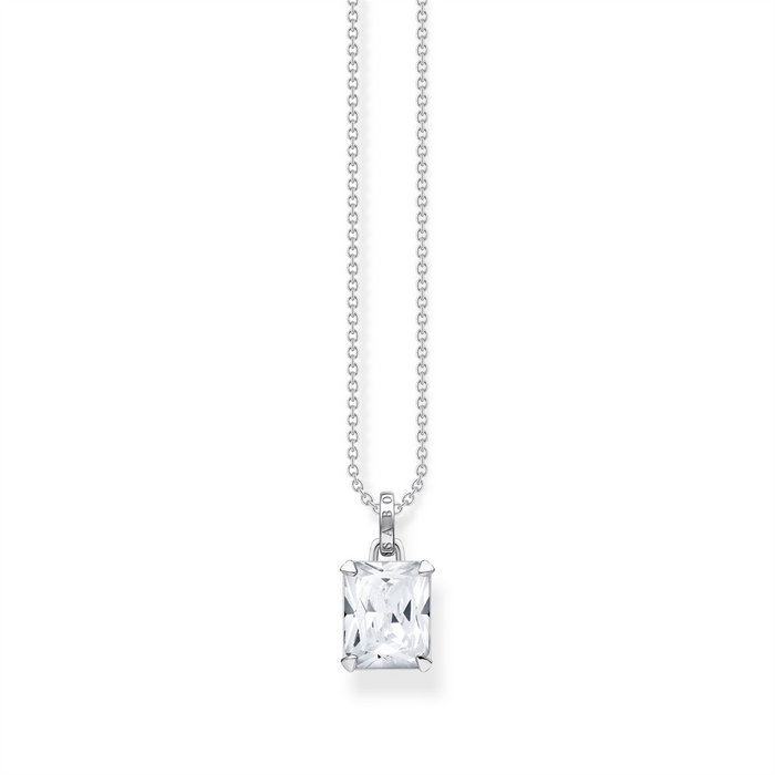 Thomas Sabo Heritage Pendant White Stone Necklace