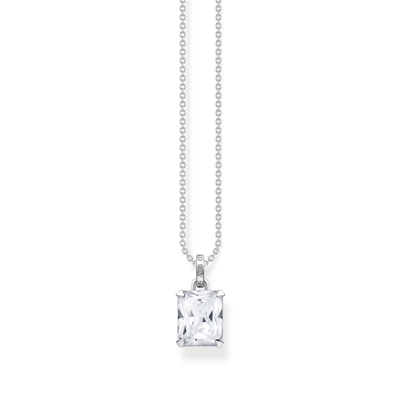Thomas Sabo Heritage Pendant White Stone Necklace